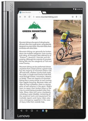 Yoga Tab 3 Plus'ın Görselleri ve Özellikleri